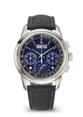 Midnight Blue Calendar Chronograph with Blue Stitched Strap